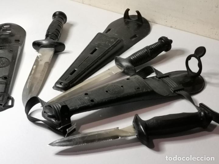 Coleccionismo deportivo: LOTE DE TRES CUCHILLOS DE SUBMARINISMO - Foto 3