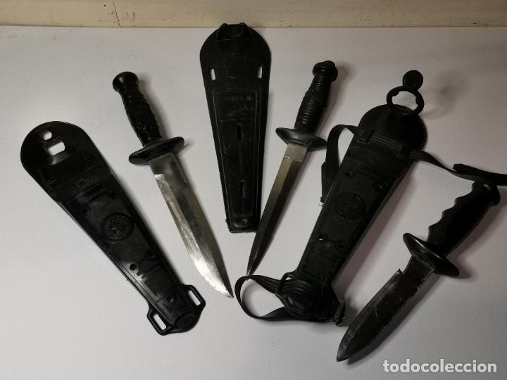 Coleccionismo deportivo: LOTE DE TRES CUCHILLOS DE SUBMARINISMO - Foto 23