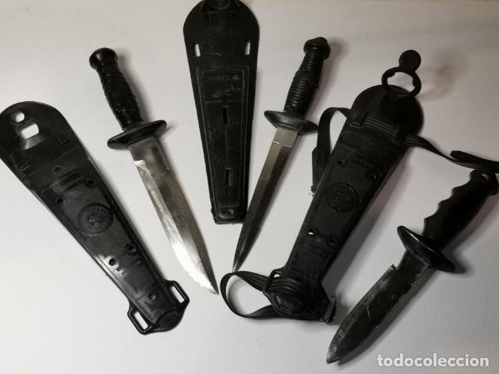 Coleccionismo deportivo: LOTE DE TRES CUCHILLOS DE SUBMARINISMO - Foto 1