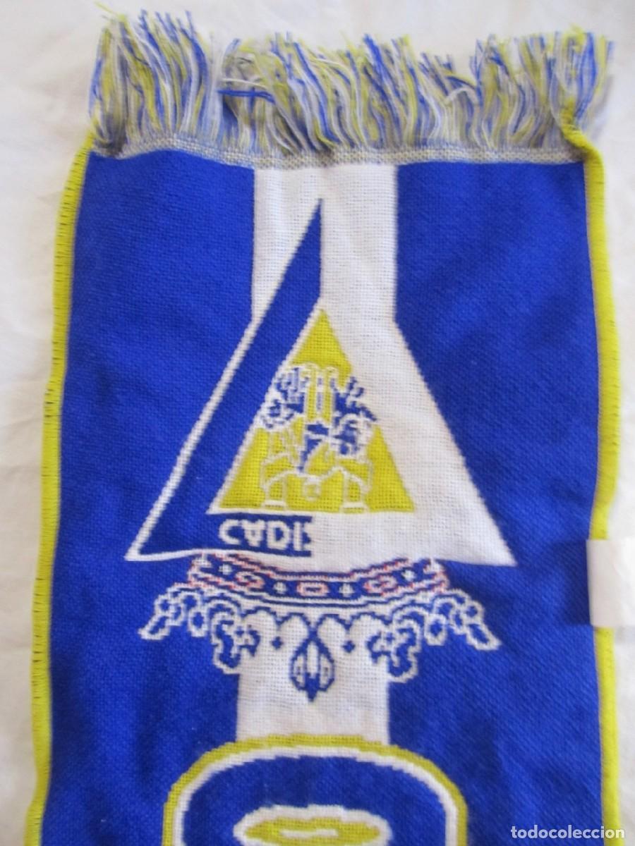 Coleccionismo deportivo: Bufanda Cadiz CF 1910 Licencia Oficial - Foto 13