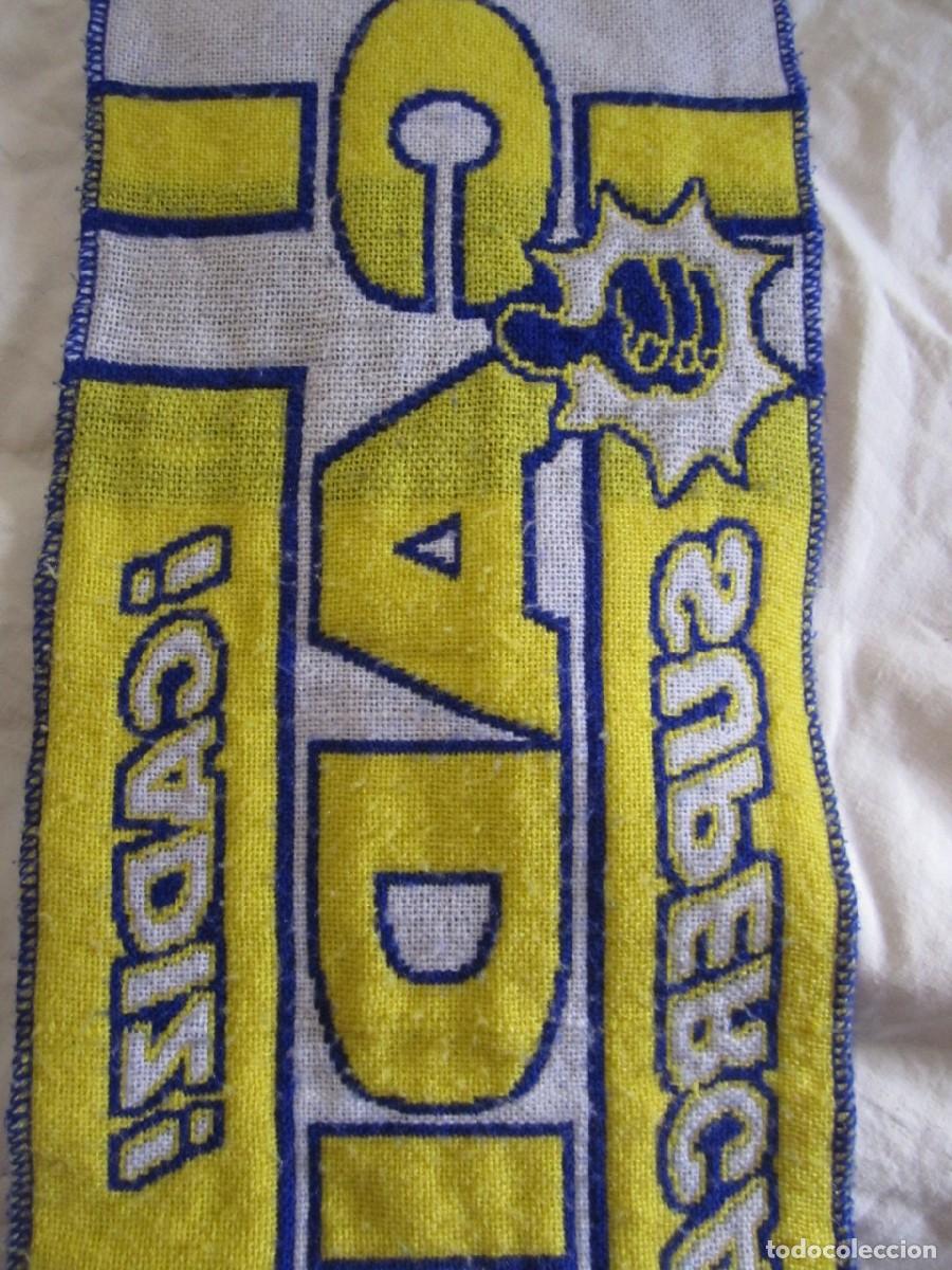 Coleccionismo deportivo: Bufanda Cadiz CF Supercadiz OK - Foto 11