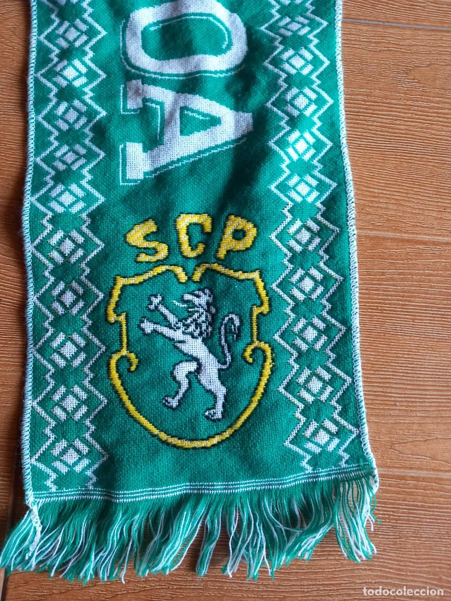 Coleccionismo deportivo: BUFANDA DEL SPORTING DE PORTUGAL.A&Ntilde;OS 90 - Foto 3