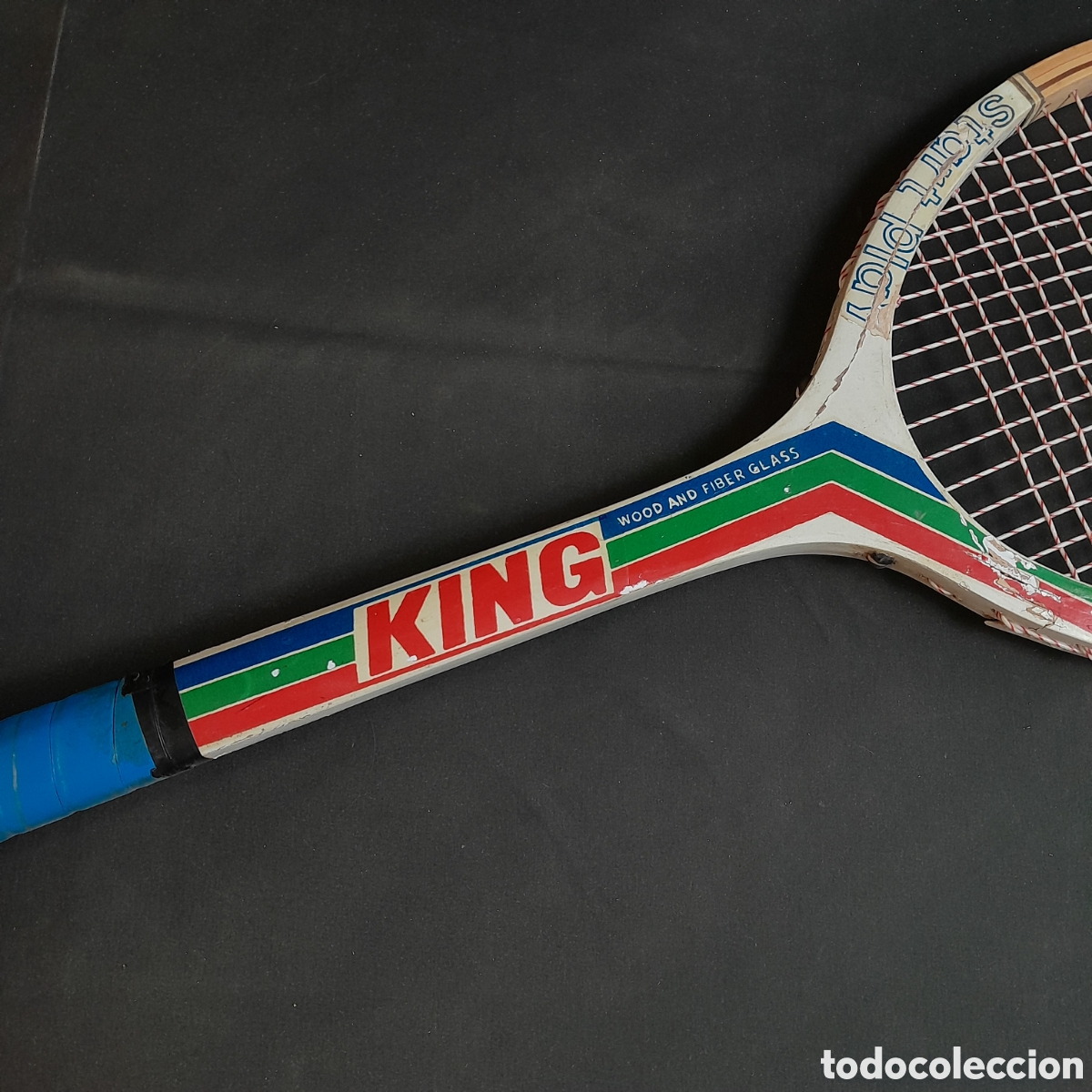 Coleccionismo deportivo: RAQUETA DE TENIS. KING. A&Ntilde;OS 70 - Foto 3