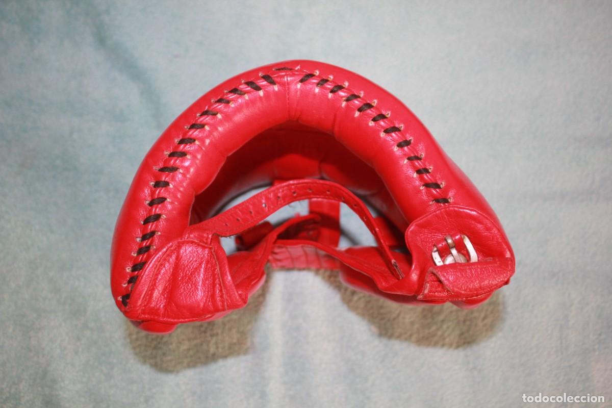 Coleccionismo deportivo: Casco de boxeo Cleto Reyes - Foto 3