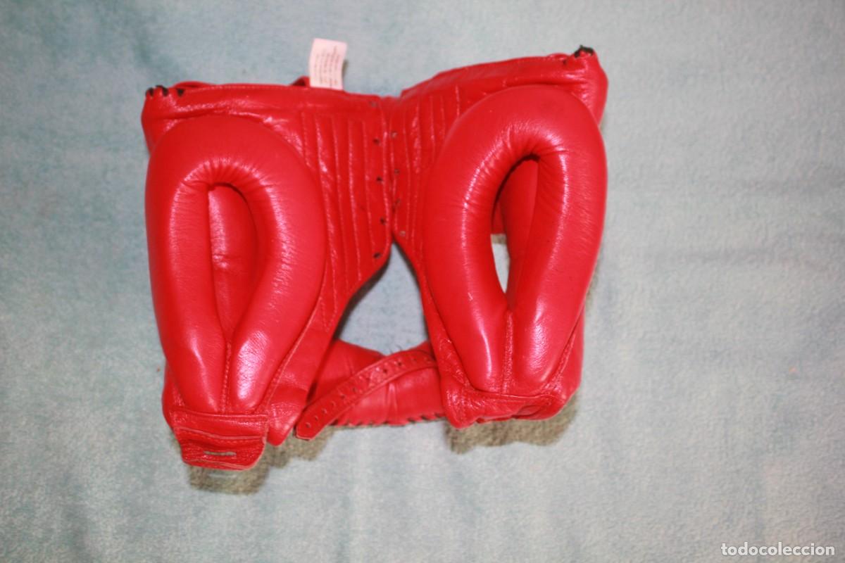 Coleccionismo deportivo: Casco de boxeo Cleto Reyes - Foto 5