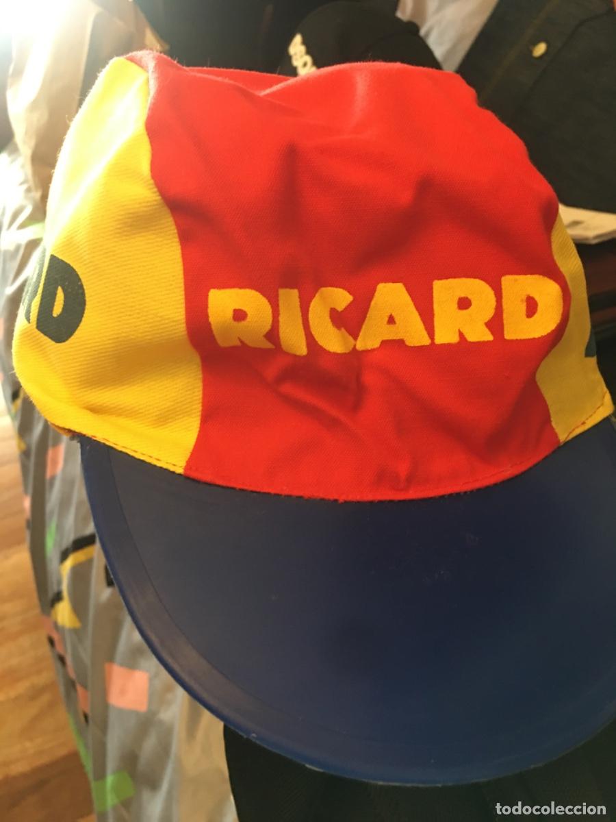 Coleccionismo deportivo: Gorra Ciclista RICARD - Foto 1