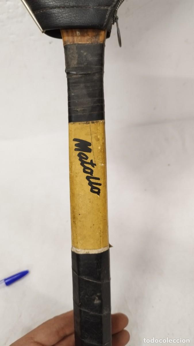 Coleccionismo deportivo: Antigua Raqueta de Tenis marca Matollo Inca de Madera - Foto 6