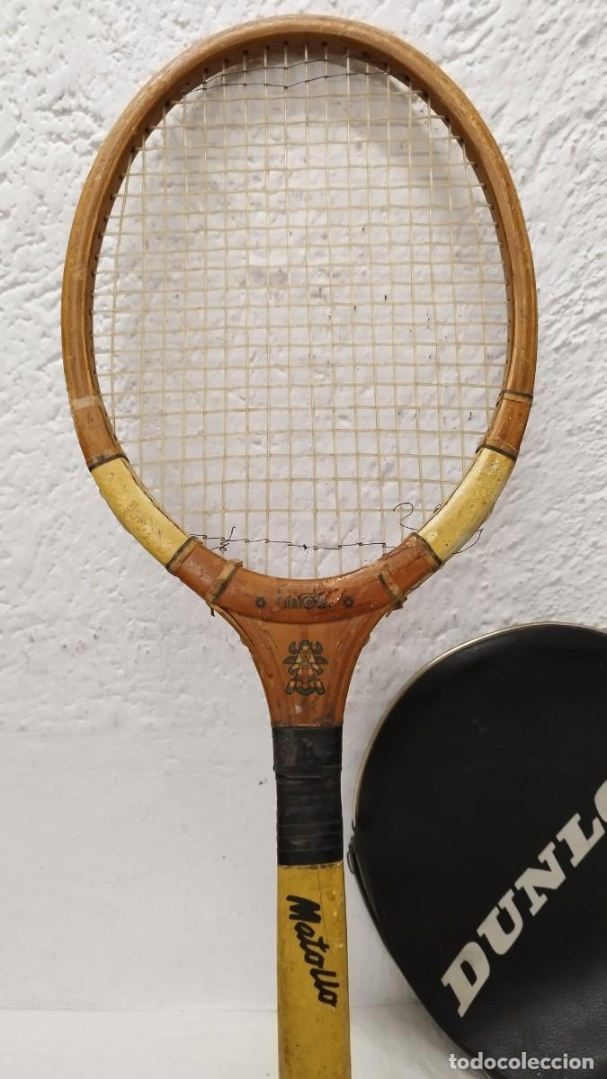 Coleccionismo deportivo: Antigua Raqueta de Tenis marca Matollo Inca de Madera - Foto 11