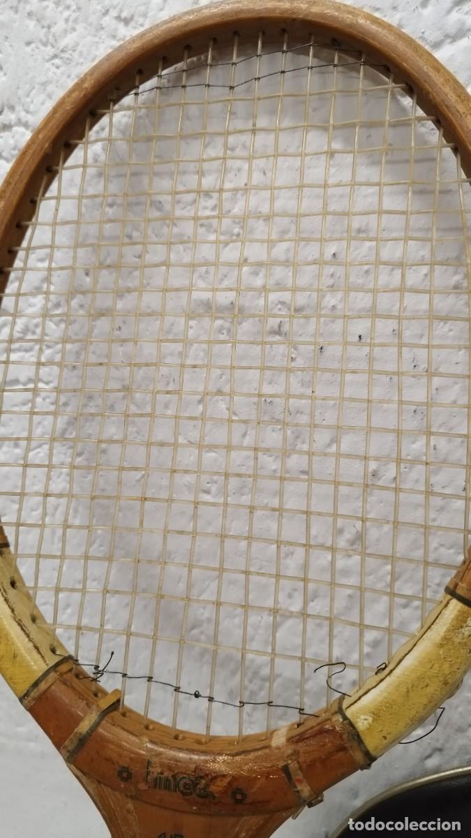Coleccionismo deportivo: Antigua Raqueta de Tenis marca Matollo Inca de Madera - Foto 15
