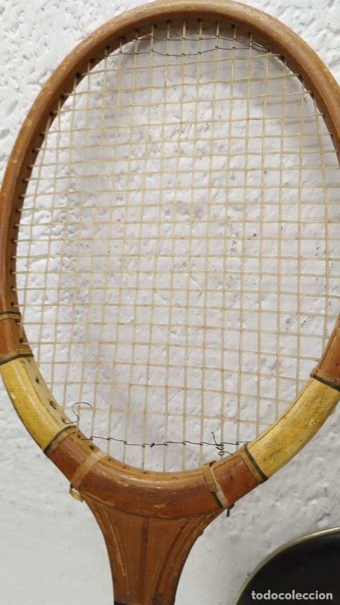 Coleccionismo deportivo: Antigua Raqueta de Tenis marca Matollo Inca de Madera - Foto 16