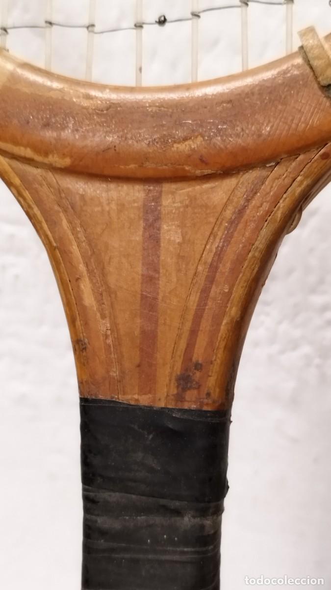 Coleccionismo deportivo: Antigua Raqueta de Tenis marca Matollo Inca de Madera - Foto 17