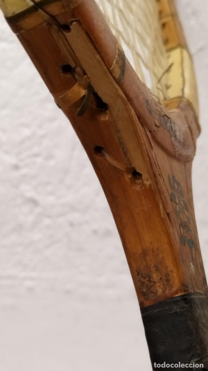 Coleccionismo deportivo: Antigua Raqueta de Tenis marca Matollo Inca de Madera - Foto 19