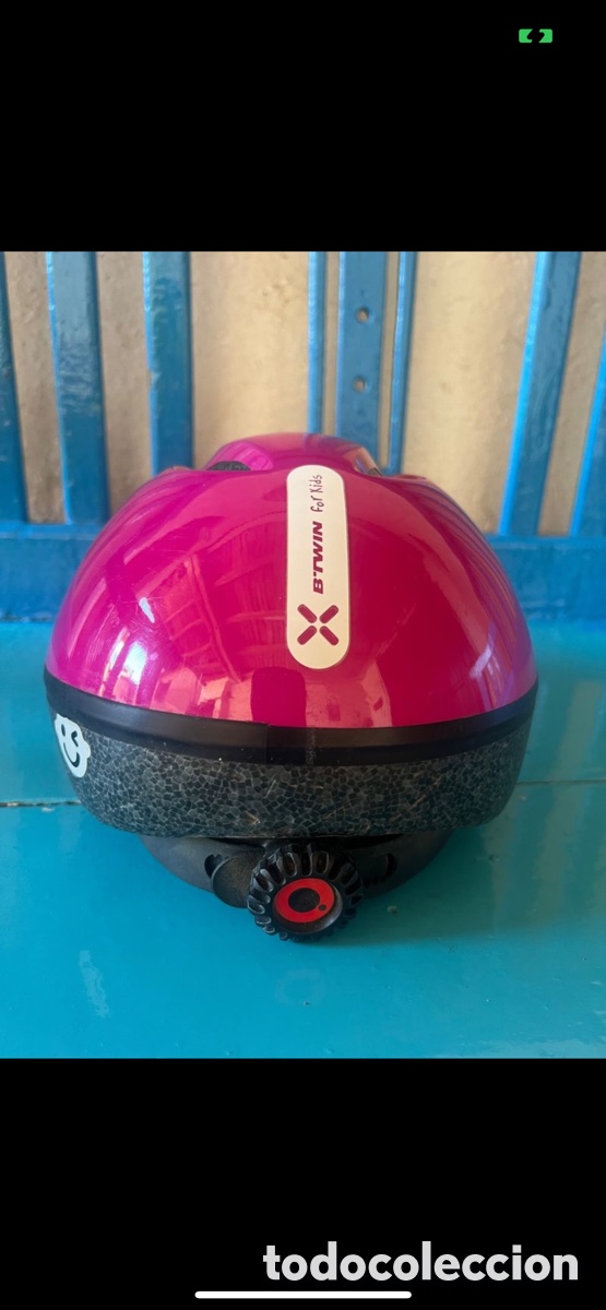 Coleccionismo deportivo: Casco rosa T/52-56 cm - Foto 2