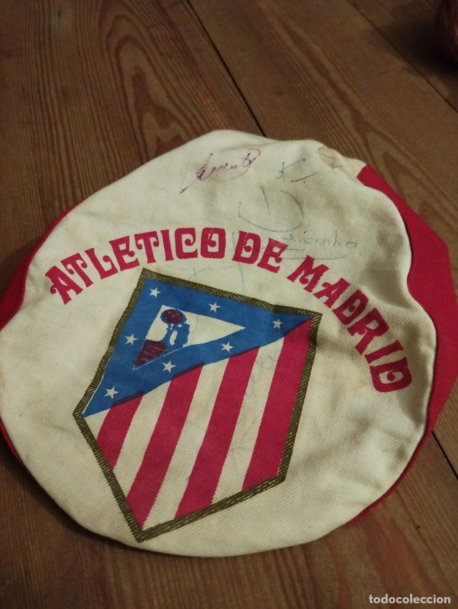 Coleccionismo deportivo: Gorra antigua Atl&eacute;tico de Madrid - Foto 1