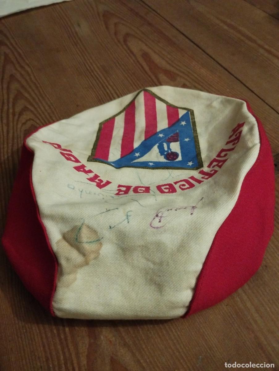 Coleccionismo deportivo: Gorra antigua Atl&eacute;tico de Madrid - Foto 6