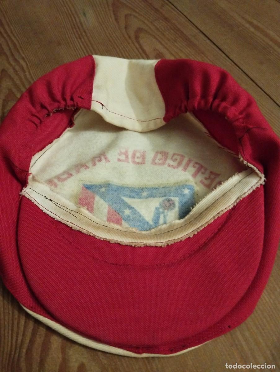 Coleccionismo deportivo: Gorra antigua Atl&eacute;tico de Madrid - Foto 7
