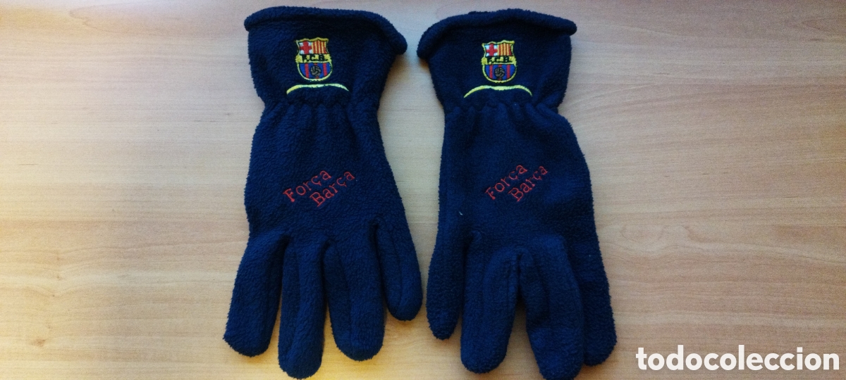 Coleccionismo deportivo: GUANTES FC BARCELONA - Foto 1