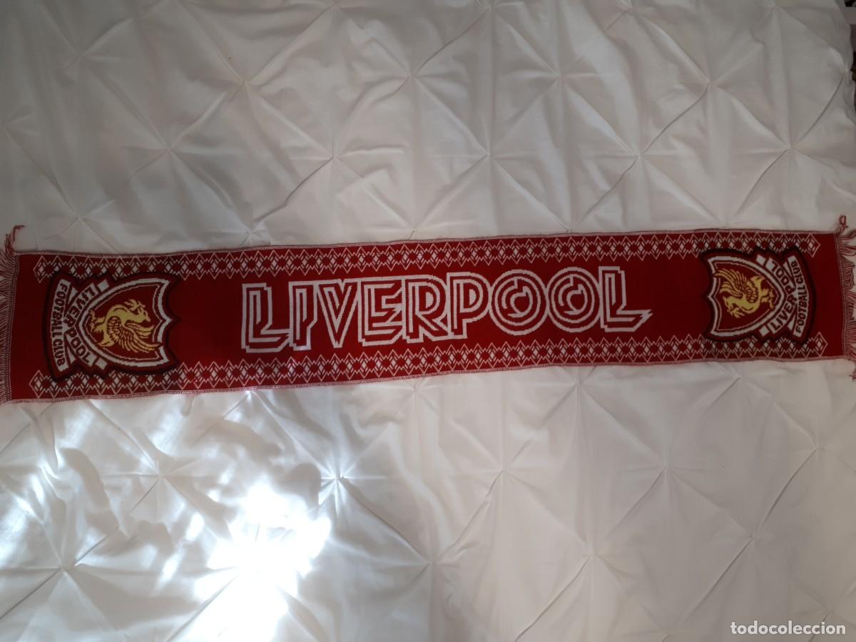 Coleccionismo deportivo: Bufanda Liverpool Futbol - Foto 1