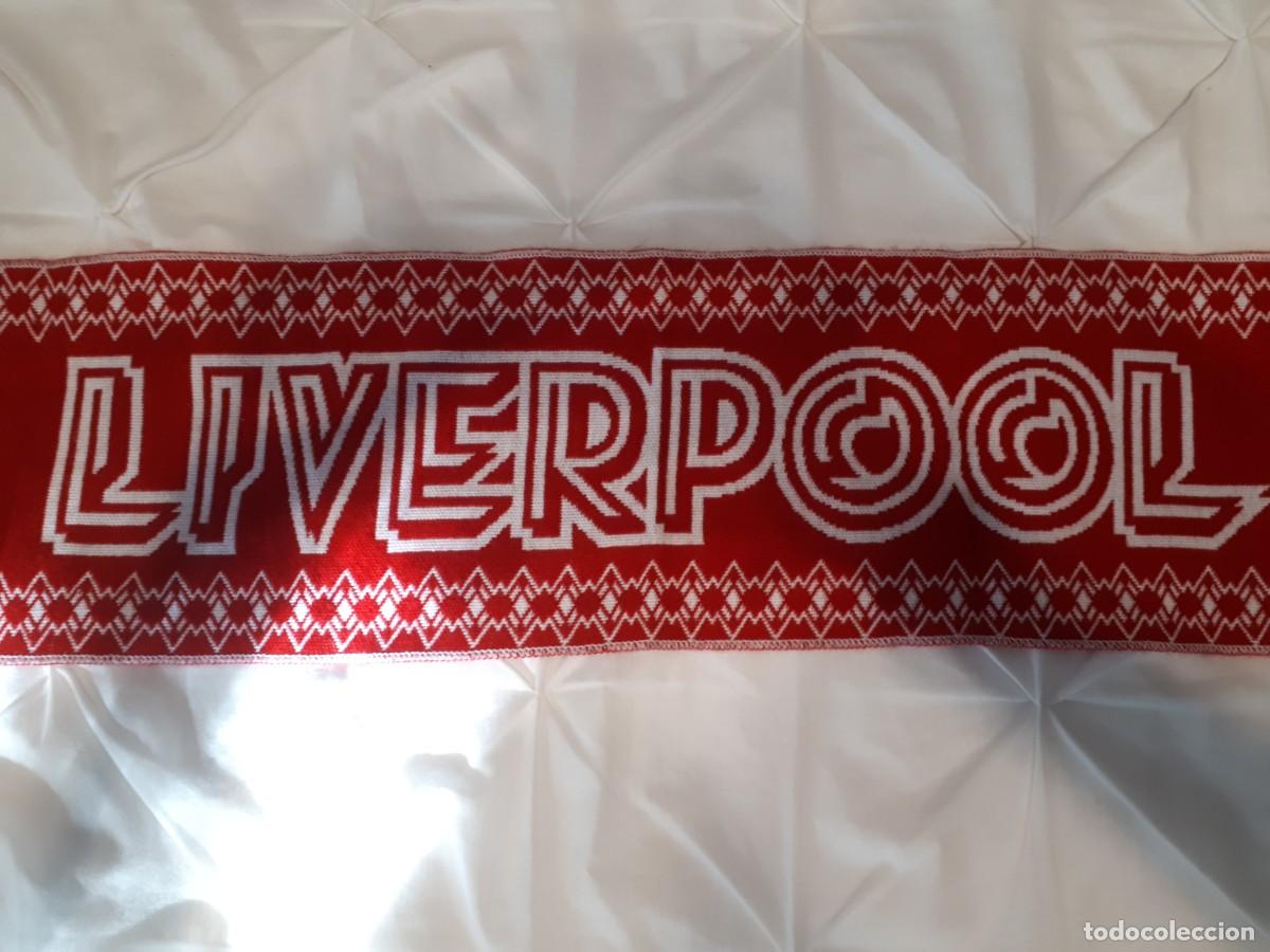 Coleccionismo deportivo: Bufanda Liverpool Futbol - Foto 4