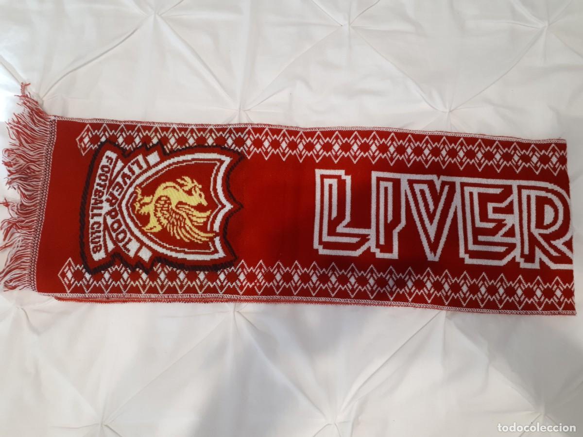Coleccionismo deportivo: Bufanda Liverpool Futbol - Foto 5