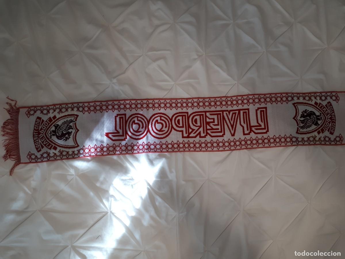 Coleccionismo deportivo: Bufanda Liverpool Futbol - Foto 6