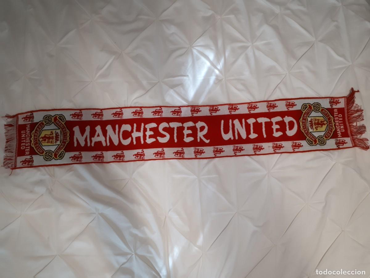 Coleccionismo deportivo: Bufanda Manchester United - Foto 1
