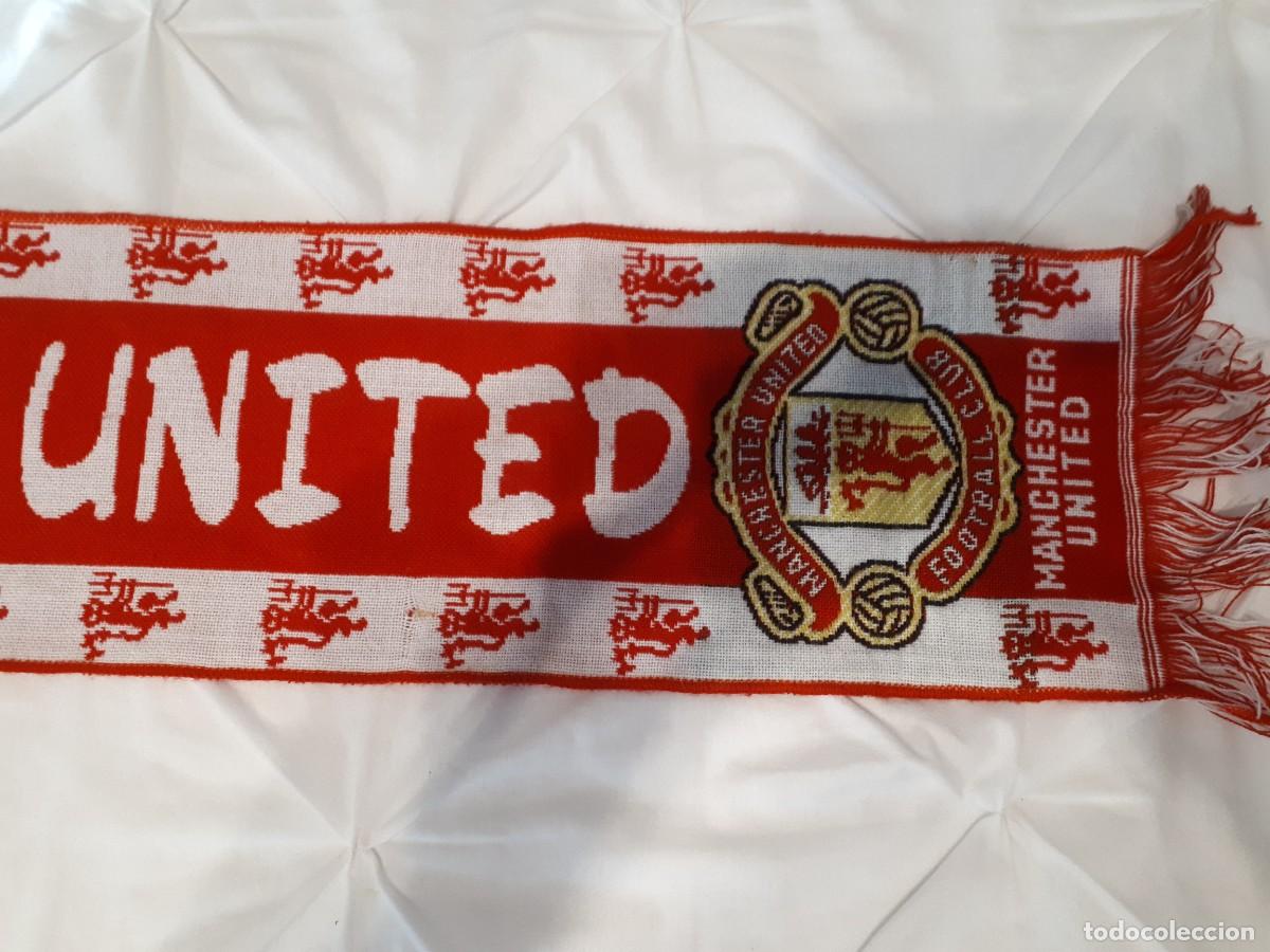 Coleccionismo deportivo: Bufanda Manchester United - Foto 2