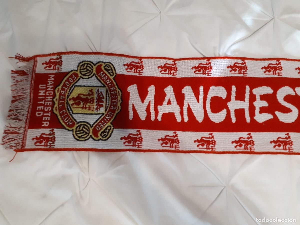 Coleccionismo deportivo: Bufanda Manchester United - Foto 3