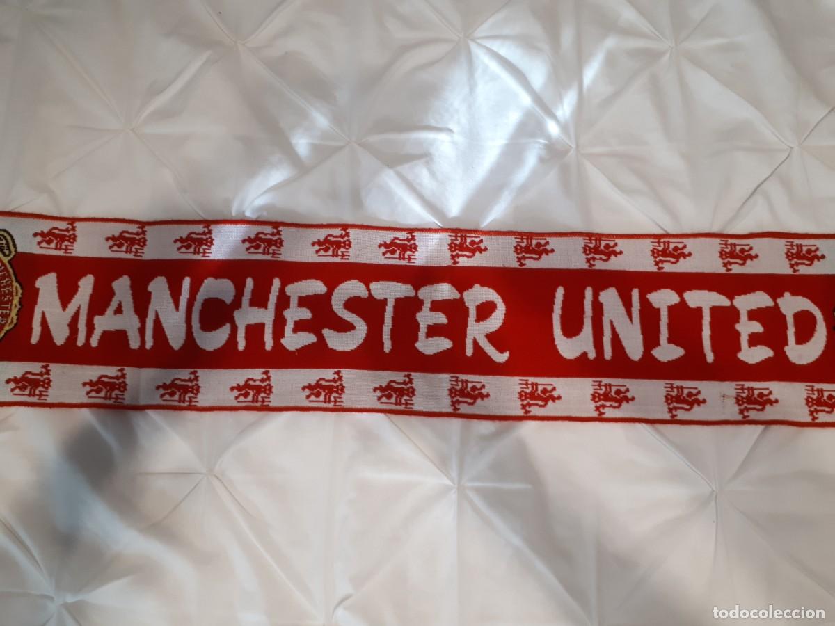 Coleccionismo deportivo: Bufanda Manchester United - Foto 4