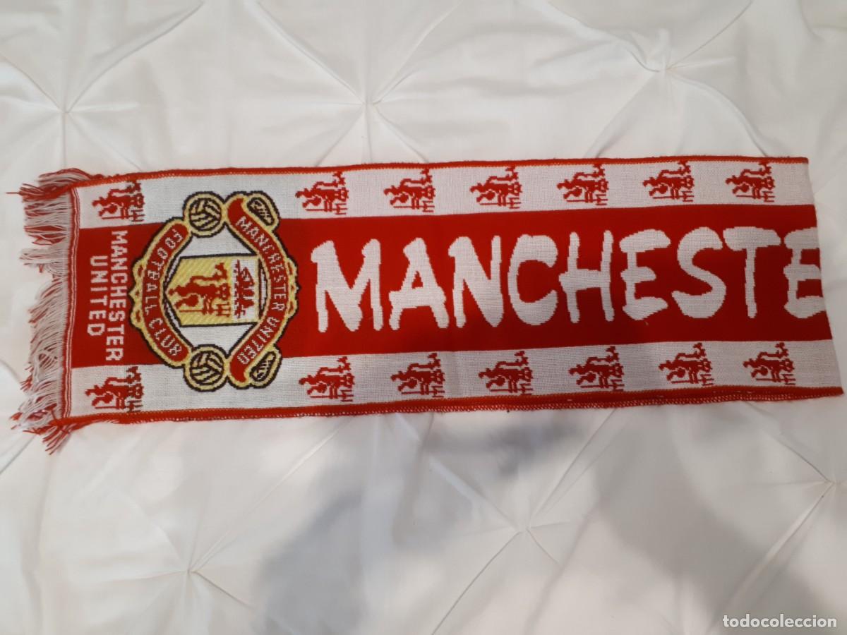 Coleccionismo deportivo: Bufanda Manchester United - Foto 5