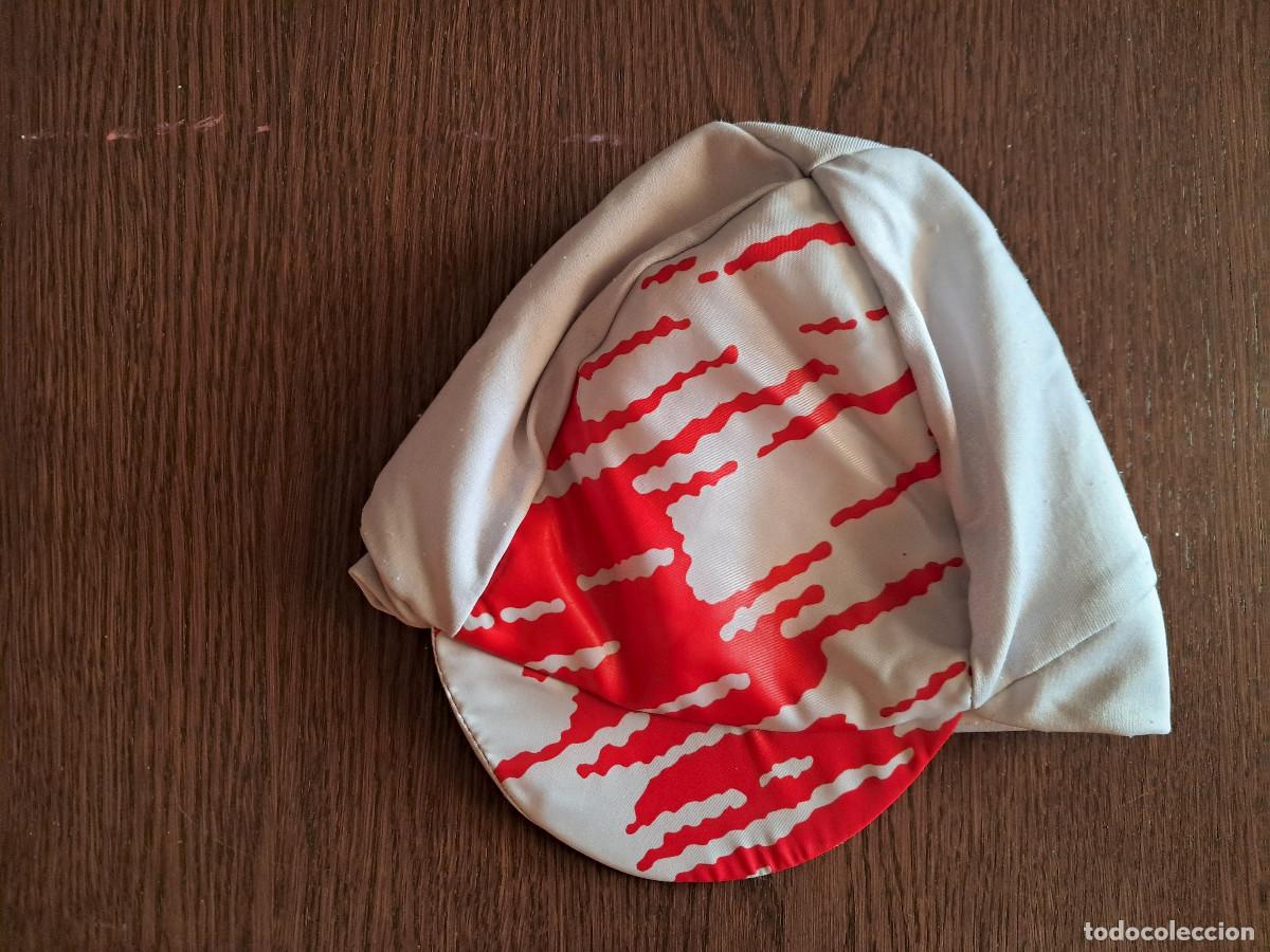 Coleccionismo deportivo: gorra de ciclismo usada, antigua, sin publicidad. - Foto 1
