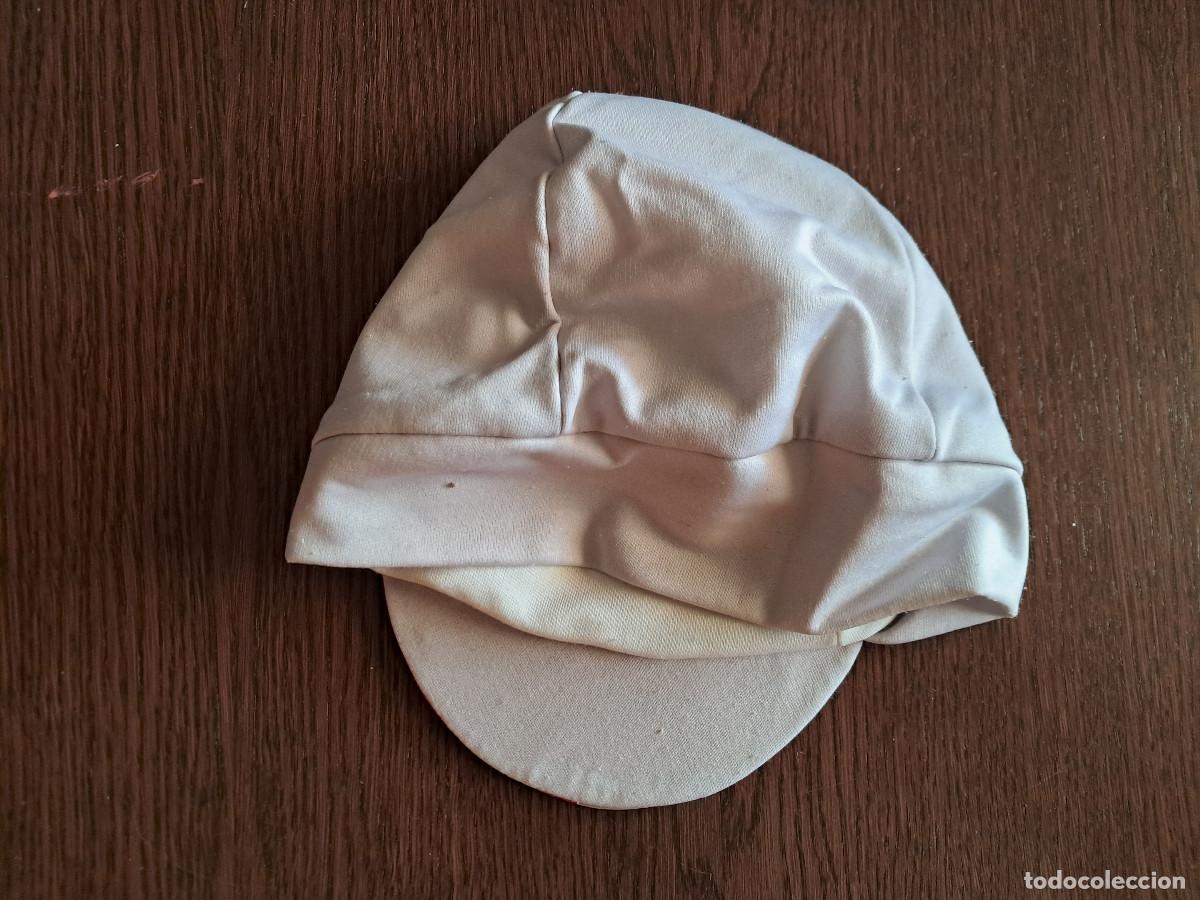 Coleccionismo deportivo: gorra de ciclismo usada, antigua, sin publicidad. - Foto 2