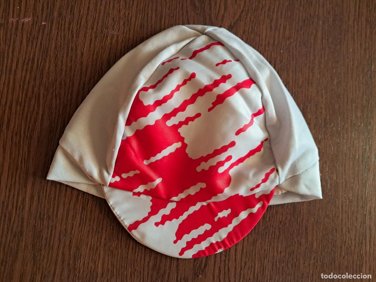 Coleccionismo deportivo: gorra de ciclismo usada, antigua, sin publicidad. - Foto 5