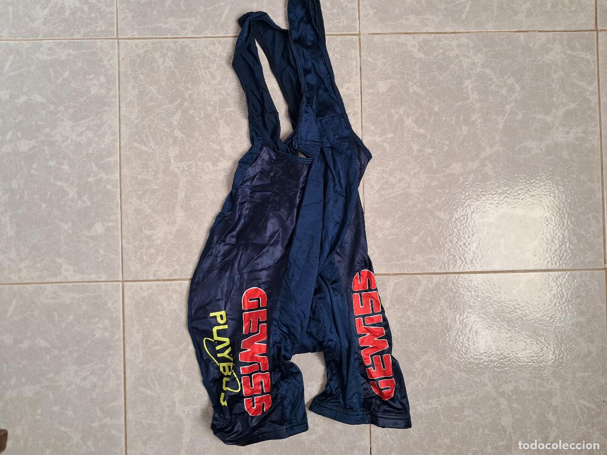 Coleccionismo deportivo: culotte antiguo de ciclismo, Gewis, talla L. - Foto 1