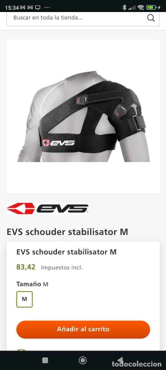 Coleccionismo deportivo: Hombrera EVS SB03 STABILIZADOR DE HOMBRO - Foto 5