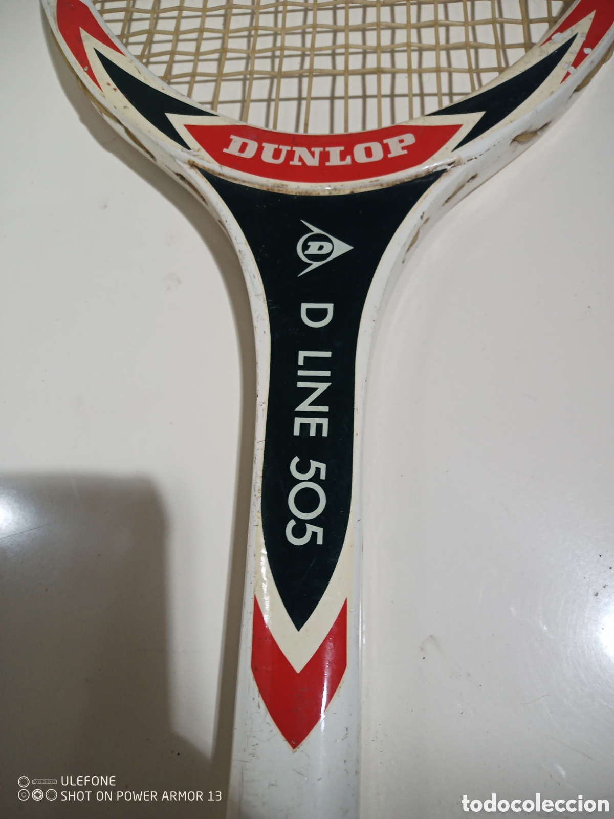Coleccionismo deportivo: Antigua raqueta Dunlop D Line 505 - Foto 2