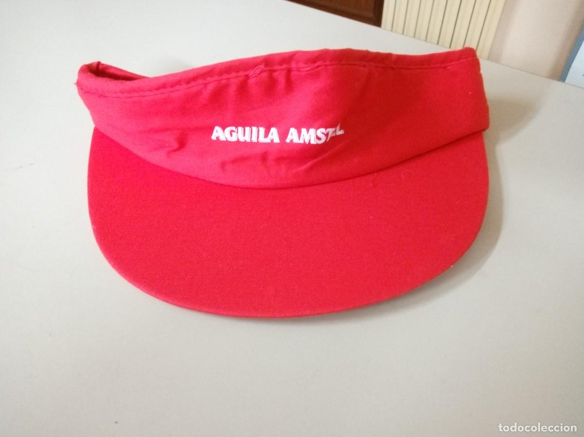 Coleccionismo deportivo: Visera Aguila Amstel - Foto 1