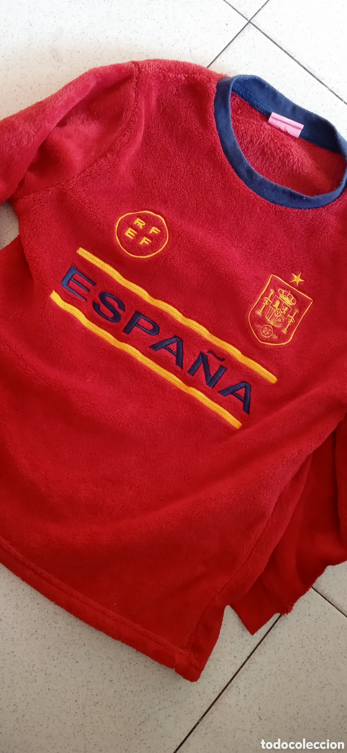 Coleccionismo deportivo: Pijama Espa&ntilde;a - Foto 1