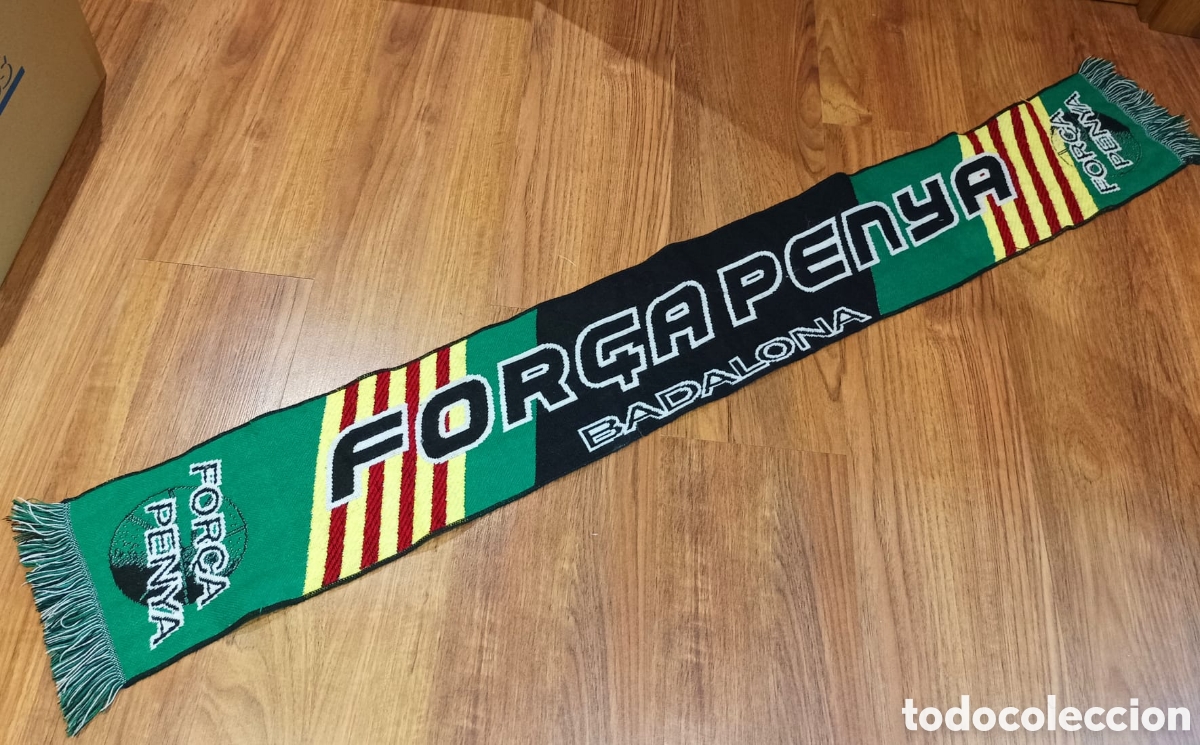 Coleccionismo deportivo: Bufanda JOVENTUT DE BADALONA / LA PENYA - Foto 2
