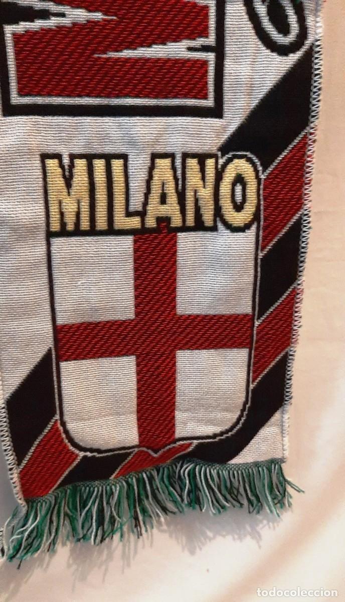 Coleccionismo deportivo: Bufanda conmemorativa Milan - Celtic 2007 - Foto 5