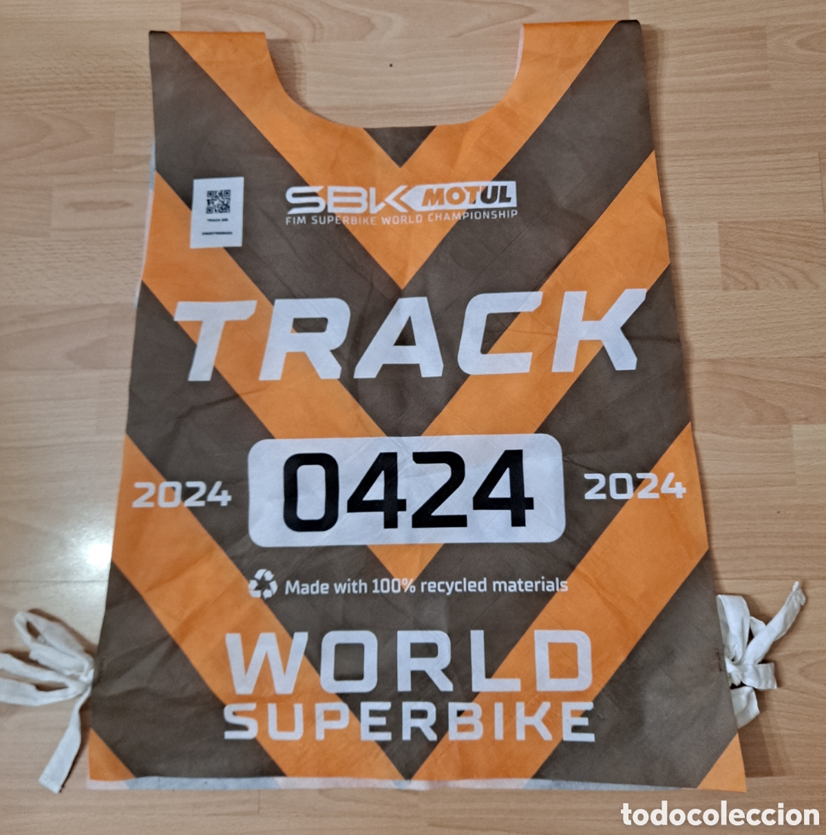 Coleccionismo deportivo: Peto comisario mundial Superbikes 2024 - Foto 1