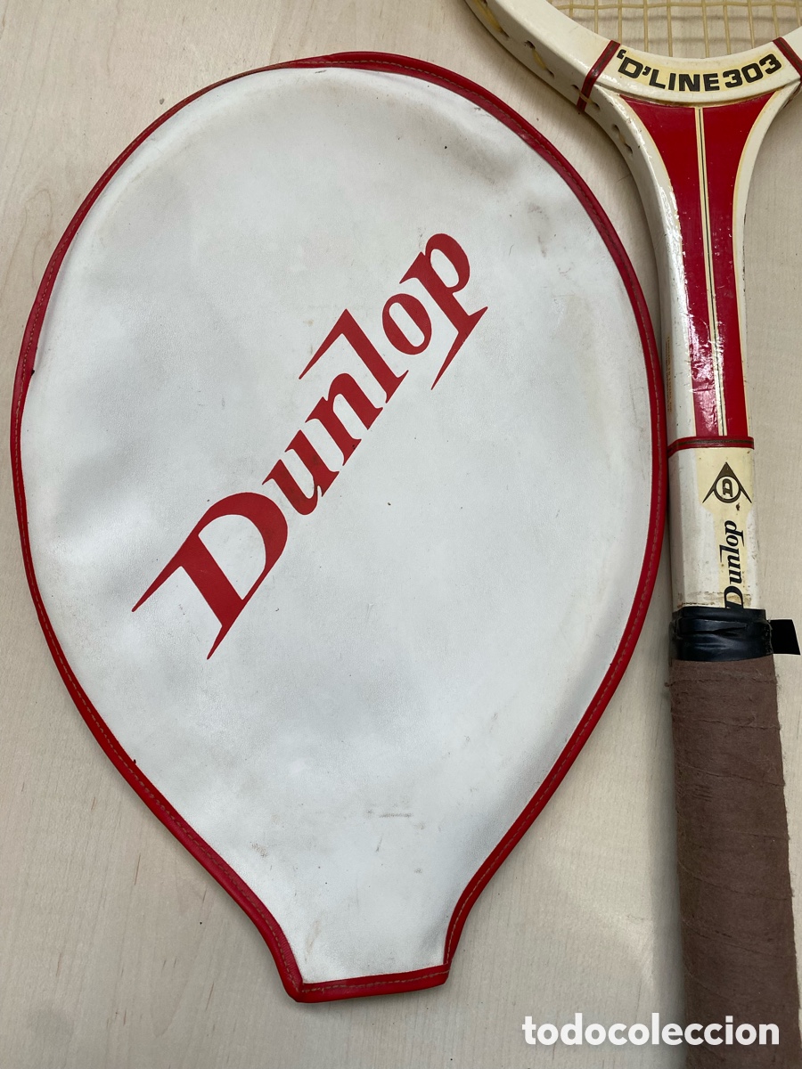 Coleccionismo deportivo: RAQUETA ANTIGUA MADERA DUNLOP - Foto 3