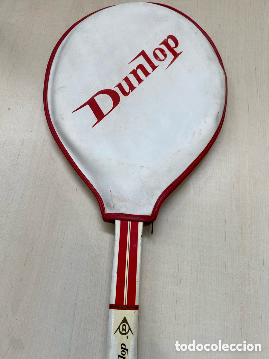 Coleccionismo deportivo: RAQUETA ANTIGUA MADERA DUNLOP - Foto 4