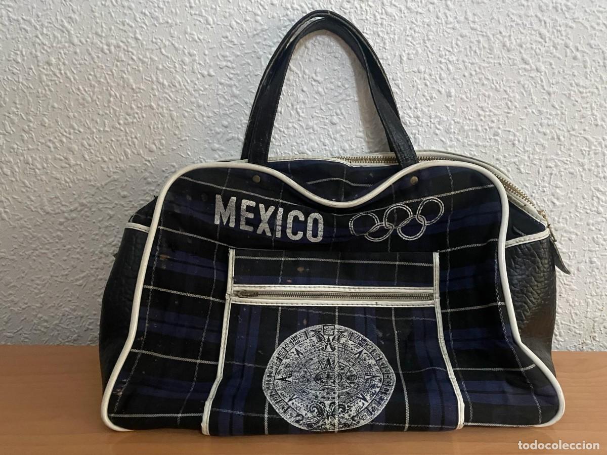 Coleccionismo deportivo: Bosa original de las Ol&iacute;mpiadas de Mexico 1968 - Foto 2