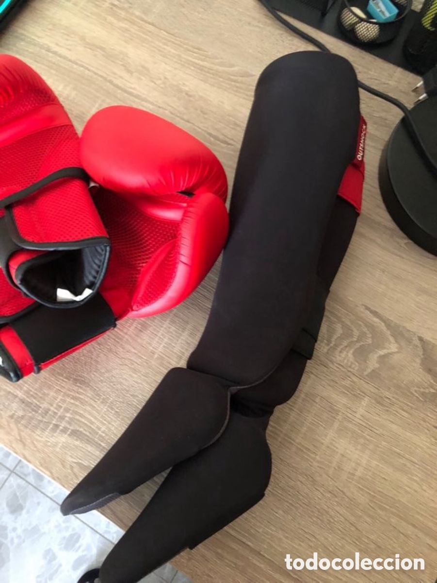 Coleccionismo deportivo: GUANTES BOXEO, ESPINILLERAS Y VENDAS - Foto 4