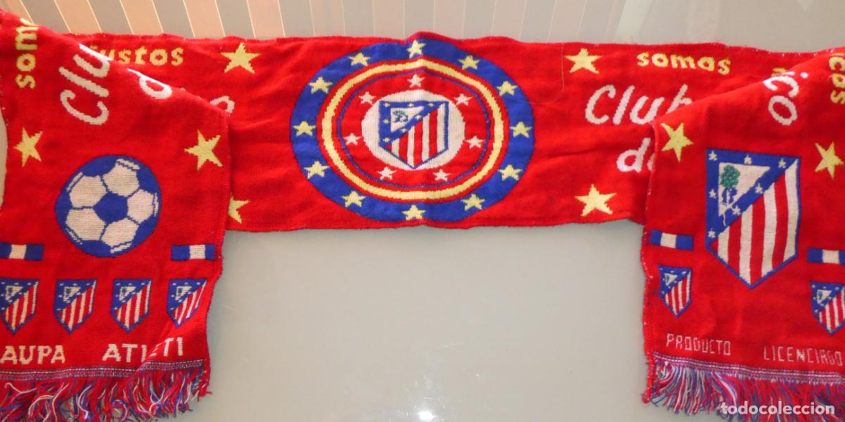 Coleccionismo deportivo: BUFANDA DE F&Uacute;TBOL. ATL&Eacute;TICO DE MADRID. 120GR - Foto 1