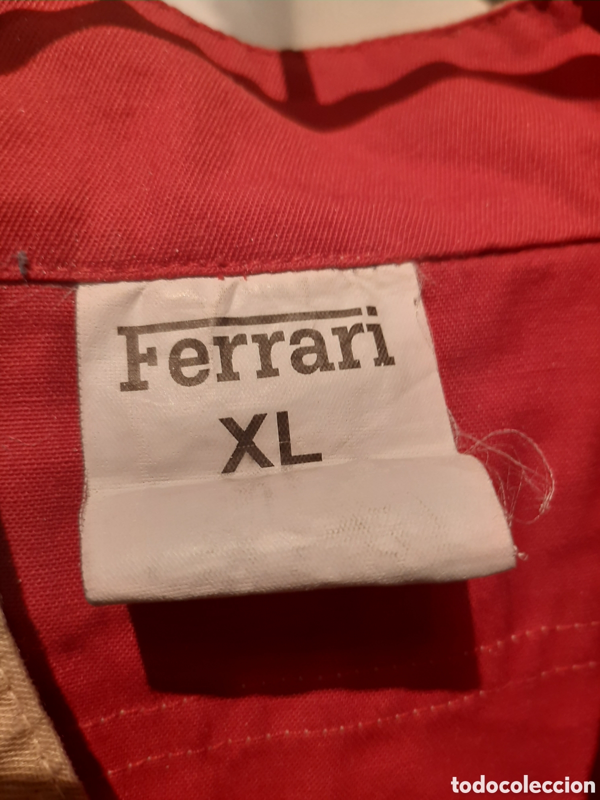 Coleccionismo deportivo: Chaqueta mec&aacute;nico f&aacute;brica Ferrari - Foto 6