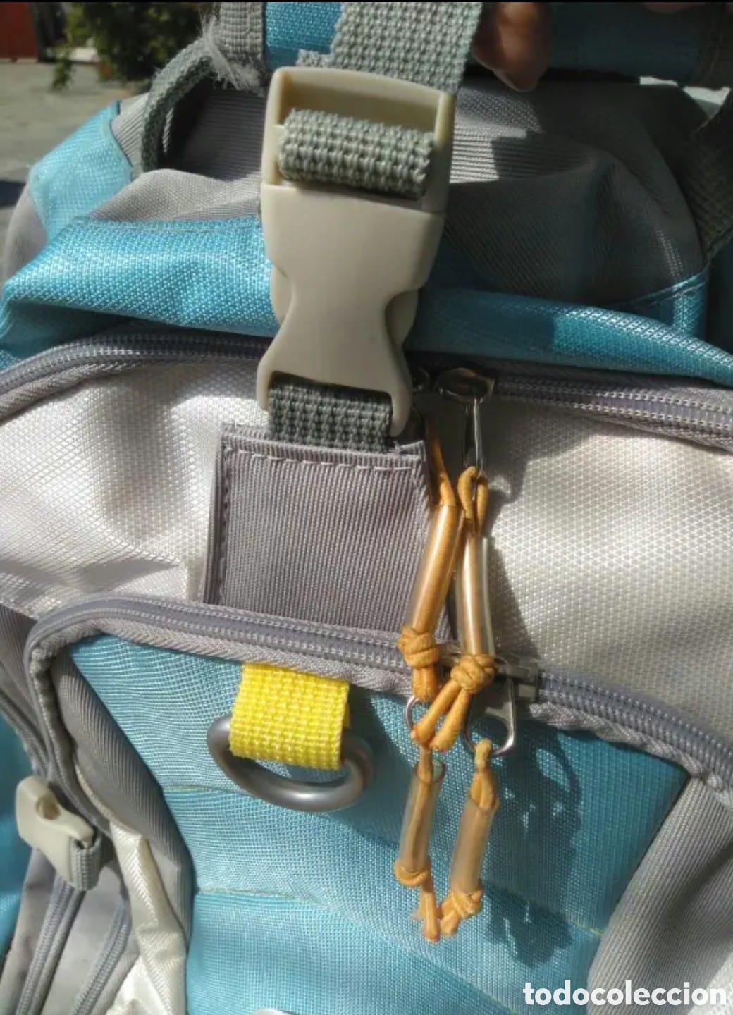 Coleccionismo deportivo: Mochila con ruedas y muchos compartimentos - Foto 3