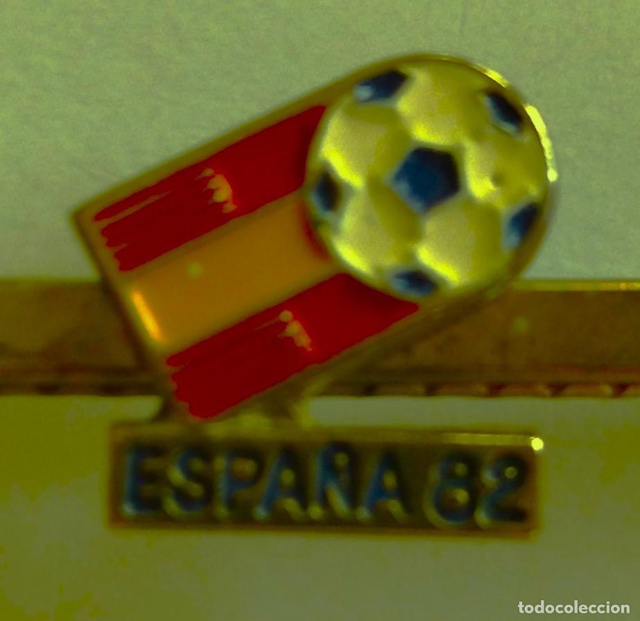 Coleccionismo deportivo: SUJETA CORBATAS MUNDIAL ESPA&Ntilde;A 82 - Foto 1