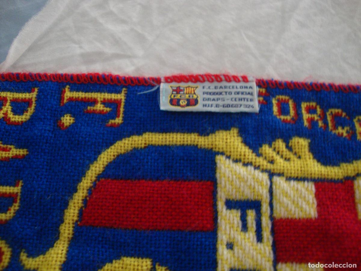 Coleccionismo deportivo: BUFANDA F C BARCELONA - Foto 3